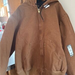 Carhartt Brown Jacket NWT with Hood